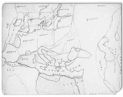 Карта Хайбории